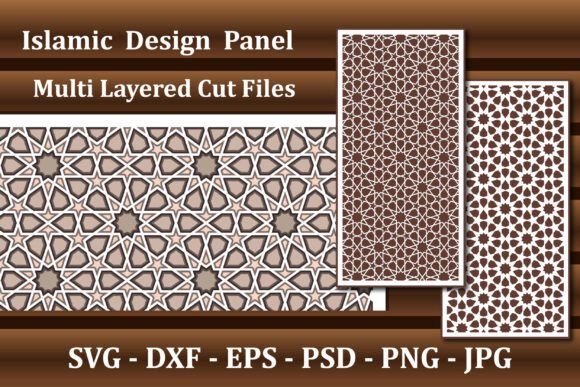 3D Layered Islamic Design Panel: A Unique Approach to Ornate Decor