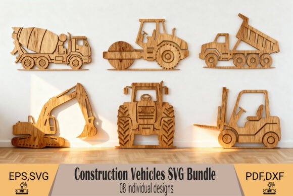 Construction Vehicles Wall Art SVG: A Bold and Practical Way to Transform Any Space