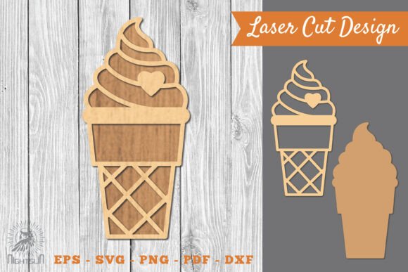 Ice Cream Laser Cut Decoration SVG 1: A Creative Tool for Modern Workflows