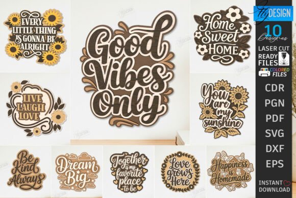 Inspirational Quotes Wall Decor Bundle: Elevate Your Space with Motivational Art