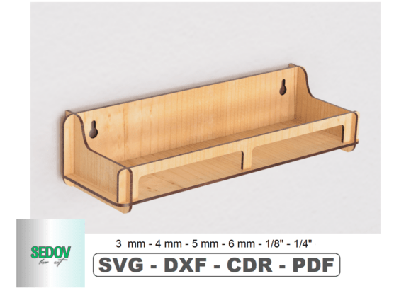 Laser Cut File Small Display Ledge: A Versatile Wall Solution