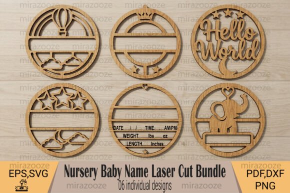 Nursery Baby Name Laser Cut Bundle: A Creative Solution for Personalized Decor