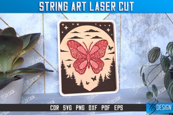 String Art Butterfly Paintings Threads: A Creative and Versatile Craft Option